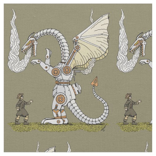 メカニカルドラゴン ファブリック (クローズアップ)