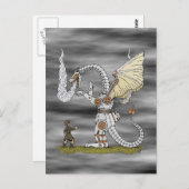 メカニカルドラゴン ポストカード (正面/裏面)