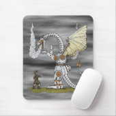 メカニカルドラゴン マウスパッド (マウス)