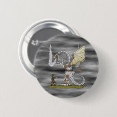 メカニカルドラゴン 缶バッジ (正面&裏面)