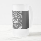 メカニカルパターン、パパ フロストグラスビールジョッキ (正面右)