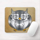メカニカルフクロウ マウスパッド (マウス)