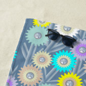 メカニカルフラワービーチタオル ビーチタオル (インサイチュ)