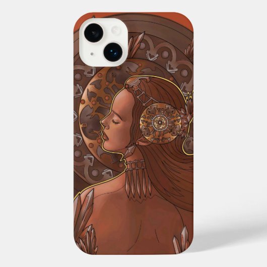 メカニカルミューズ iPhoneケース (裏面)