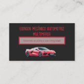 メカニコオートモトリズビジネスカード 名刺 (裏面)