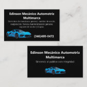 メカニコオートモトリズ 名刺 (正面/裏面)