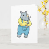 メカニックのサイ(道具を持つ) カード (黄色い花)