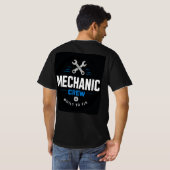 🔧 メカニッククルー モダンガレージスタッフ  🔧 Tシャツ (裏面フル)