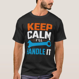 メカニックレンチ ジョーク ハンディマン Tシャツ