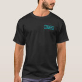 メカニック注意...面白い Tシャツ (正面)