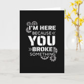 メカニック ギフト カード (黄色い花)