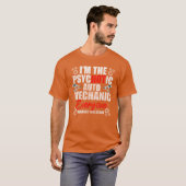 メカニック ドライバー マスター カーメカニック 少年 Tシャツ (正面フル)
