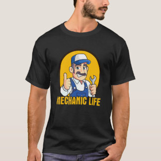 メカニック ライフ Tシャツ