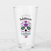 メカラフルキシカン糖スカル タンブラーグラス (正面)