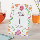 メカラフルキシコ結婚フィエスタ表番号 台座サイン (インサイチュ)