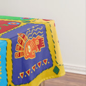 メカラフルクアステカの動物 テーブルクロス (インサイチュ)