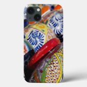 メカラフル伝統的ク絵を描の陶器 Case-Mate iPhoneケース (裏面)