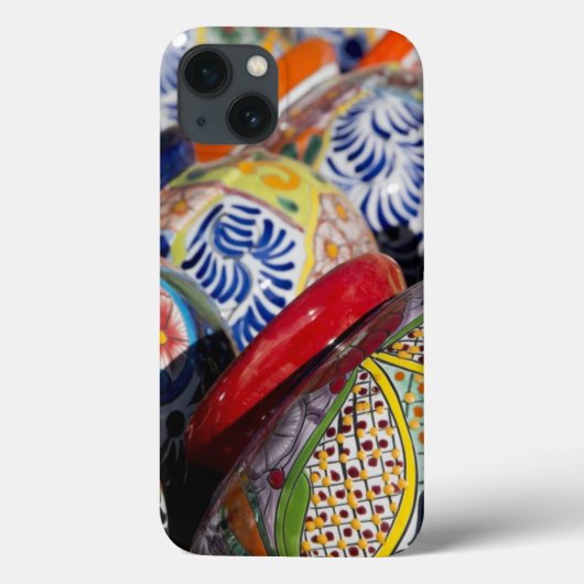 メカラフル伝統的ク絵を描の陶器 Case-Mate iPhoneケース (裏面)