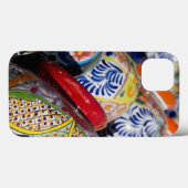 メカラフル伝統的ク絵を描の陶器 Case-Mate iPhoneケース (裏面 (横))