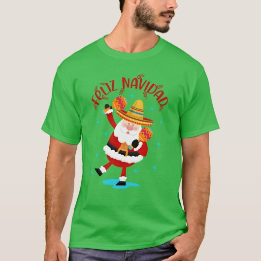 メカンクリスマスメカンクリスマスタコスヴィンテージ Tシャツ (正面)