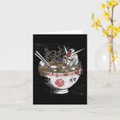 メカ日本 メカ ロボット ヘッド アニメ アート 浮世絵 カード (黄色い花)