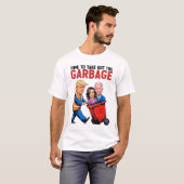 メガおもしろいトランプ大統領2024年Gを取り出す時間 Tシャツ (正面フル)