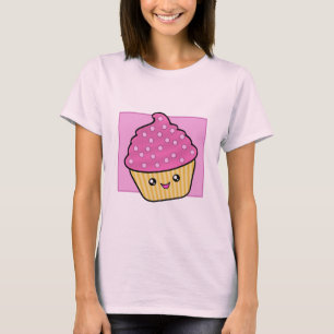メガかわいいのカップケーキのTシャツ Tシャツ