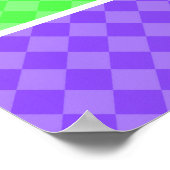 メガかわいいハッピークラウドレインボーポスター ポスター (角)