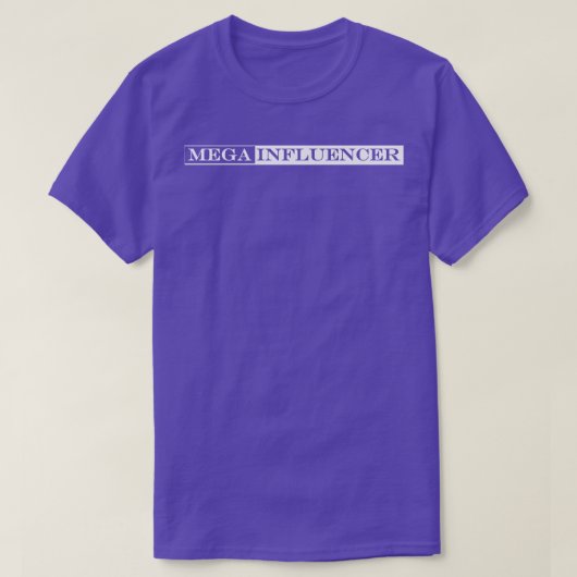 メガインフルエンサー Tシャツ (デザイン正面)