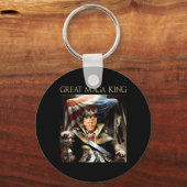 メガキング素晴らしアメリカ国旗誇りを持ったウルトラ・マガ・トランプ キーホルダー (正面)