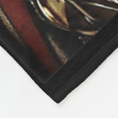 メガキング素晴らしアメリカ国旗誇りを持ったウルトラ・マガ・トランプ   フリースブランケット (角)