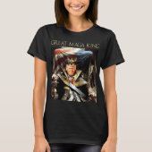 メガキング素晴らしアメリカ国旗誇りを持ったウルトラ・マガ・トランプ Tシャツ (正面)
