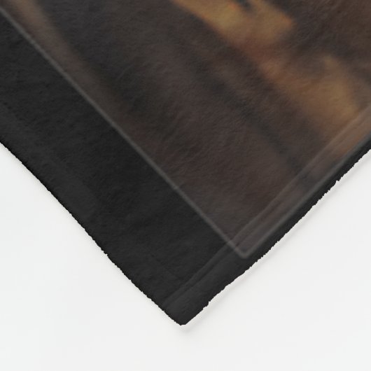 メガキングUSAフラッグ誇りを持ったウルトラマガトランプ フリースブランケット (角)