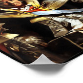 メガキングUSAフラッグ誇りを持ったウルトラマガトランプ ポスター (角)