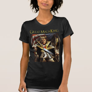 メガキングUSAフラッグ誇りを持ったウルトラマガトランプ Tシャツ
