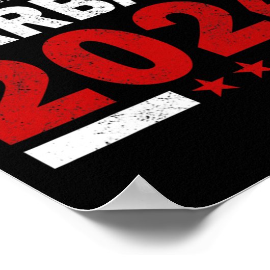 メガゲージ誇りを持ったトランプサポーター2 ポスター (角)