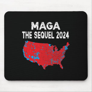 メガザシークエルプレジデントトランプ2024選挙マップ マウスパッド