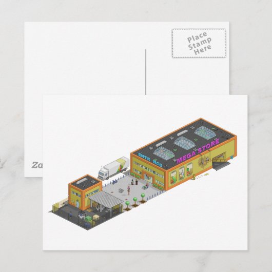 メガストア ポストカード (正面/裏面)