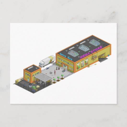 メガストア ポストカード (正面)