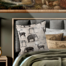 メガセロスの有史以前の哺乳類 クッション