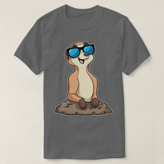 メガット（メガネ付き） 2 Tシャツ (デザイン正面)