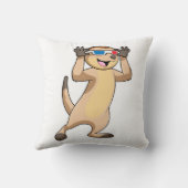 メガット（眼鏡あり） クッション (裏面)