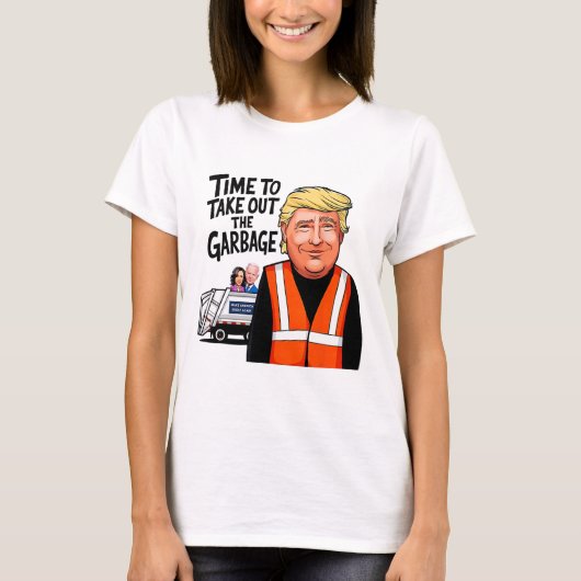 メガトランプガージトラックの時間がガージを取り出す Tシャツ (正面)