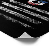 メガトランプ2024米国国旗アメリカ ポスター (角)