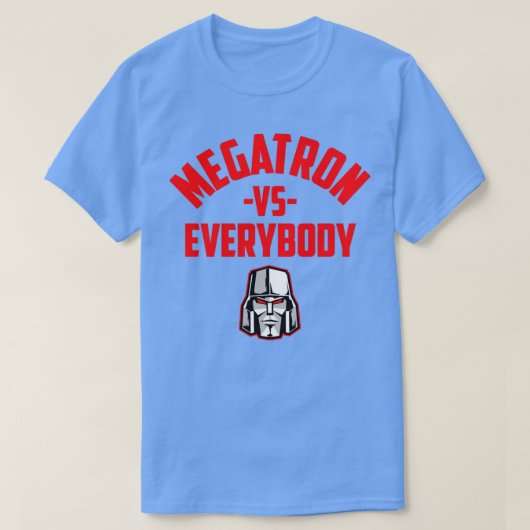 メガトロン対EVERYONE Tシャツ (デザイン正面)