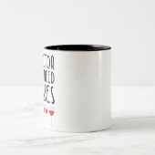 メガネが必要だと言われた ツートーンマグカップ (中央)