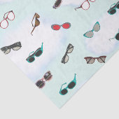 メガネとサングラス柄 薄葉紙 (詳細)