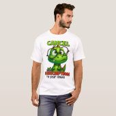 メガネの可愛い恐竜Tシャツ – あなたの問題への定期購読を解約します Tシャツ (正面フル)