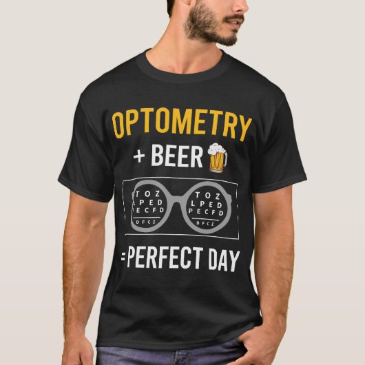 メガネの日 眼科医 眼鏡士 Tシャツ (正面)
