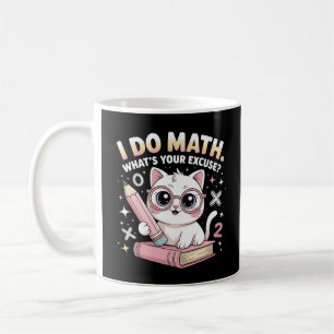 メガネの賢い猫 - 数学教師 コーヒーマグカップ